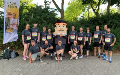 BREBAU-Team beim Firmenlauf B2Run