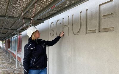 Innenausbau in der Schule Kirchhuchting