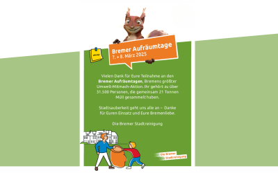 Bremer Aufräumtage: Ein voller Erfolg!