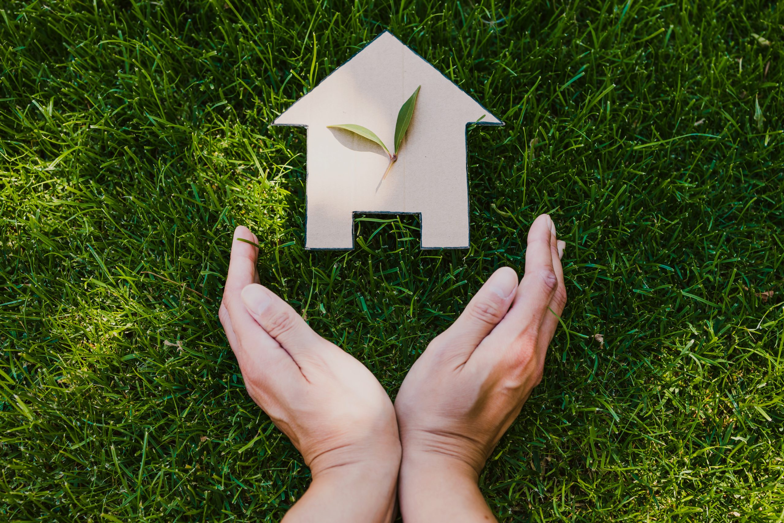 Green,Home,And,Eco-friendly,Construction,Conceptual,Image,,House,Icon,On
