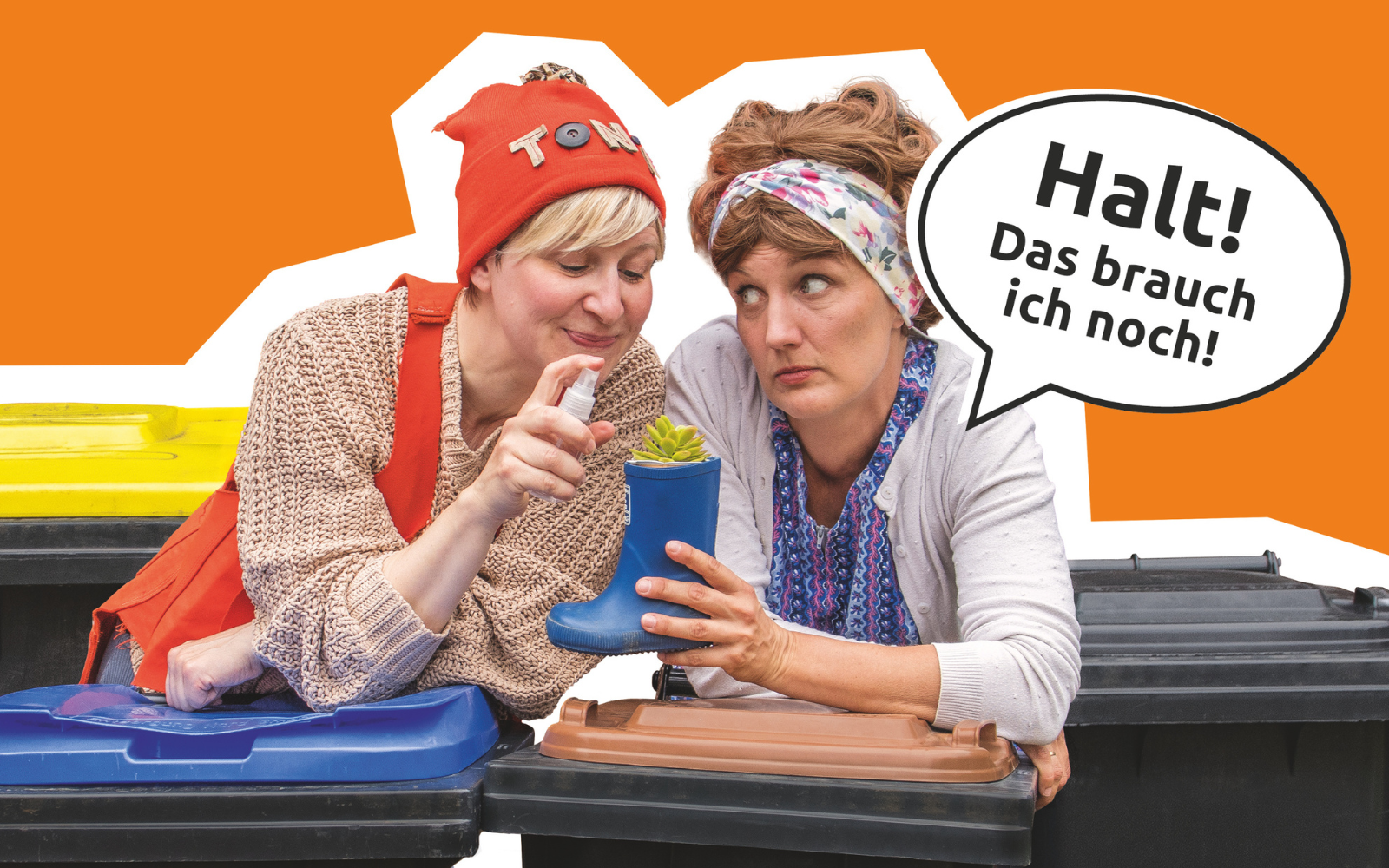 Abfalltheater für Kinder Visualisierung Friedhofstraße