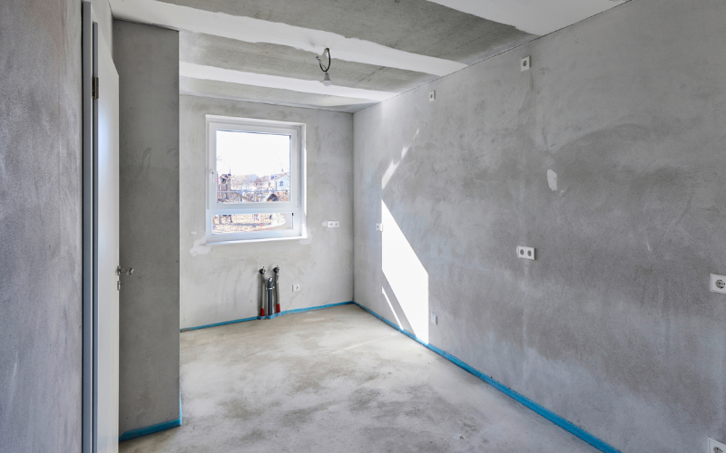 Reihenhäuser Arsten Küche Rohbau